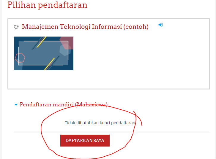 PANDUAN ELEARNING BAGI MAHASISWA - PANDUAN TEKNIS